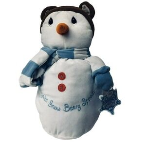 Precious Moments Plush Snowman Tender Tales Your Snow Berry Special 17"